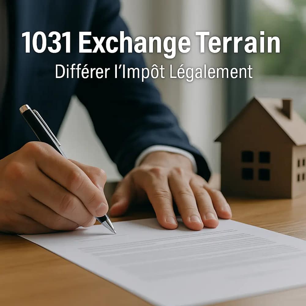 1031 troca de terrenos – assinatura de um documento imobiliário para diferir o imposto legalmente