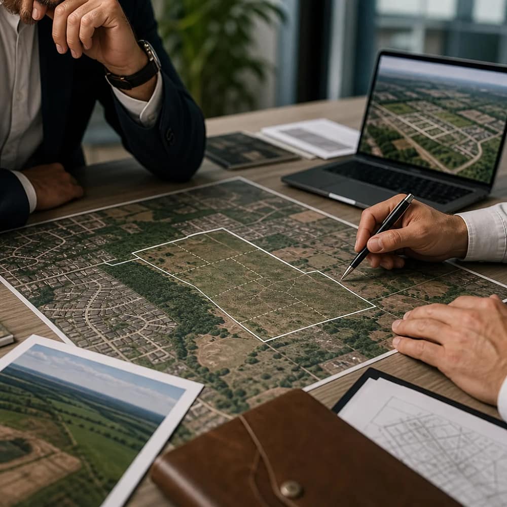 Verification of Access to Off-Market Land Opportunities Based on Plans