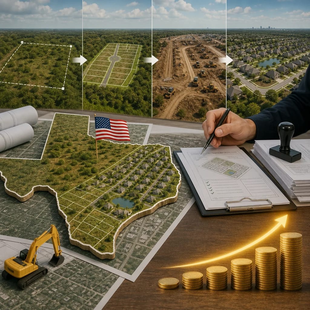Banco hipotecario y derechos de propiedad en Estados Unidos: mapa, planos y crecimiento